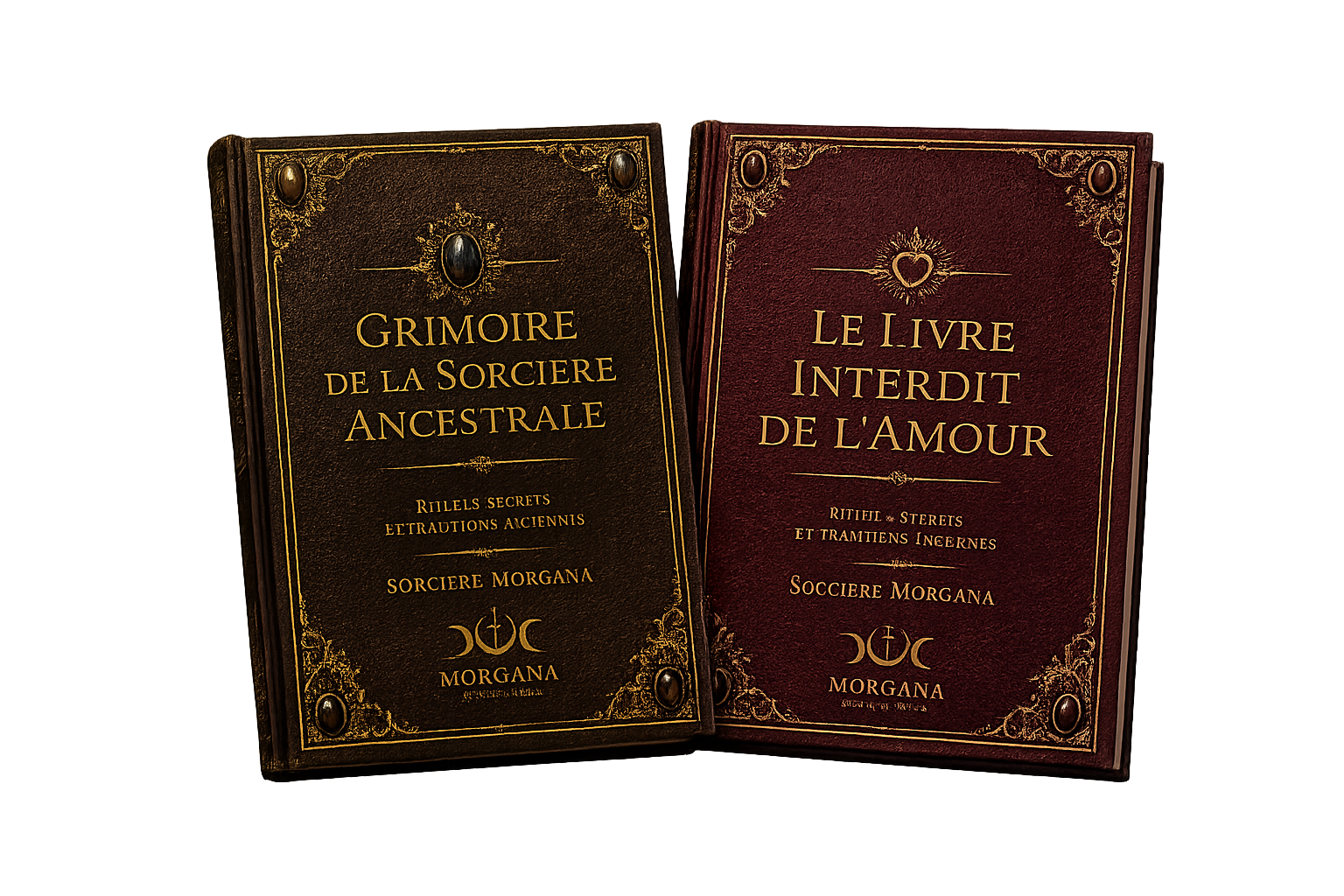 Collection du Grimoire de la Sorcière Ancestrale et du Livre Interdit de l’Amour